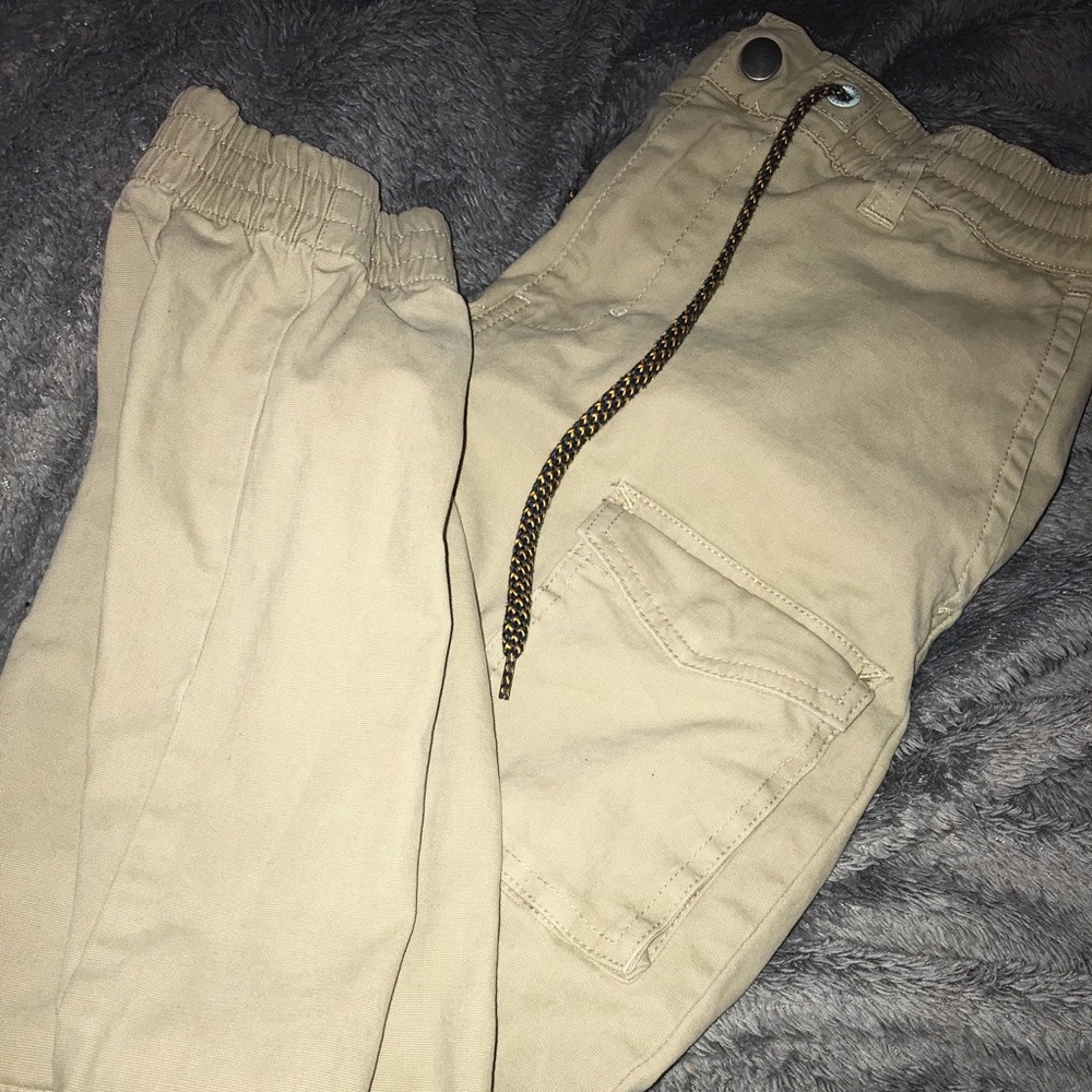 Tan Joggers